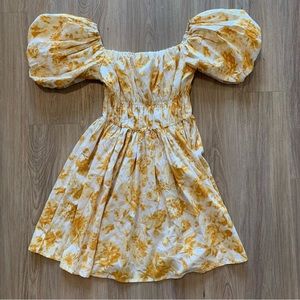 NWT Abercrombie and fitch off the shoulder puff sleeve mini dress